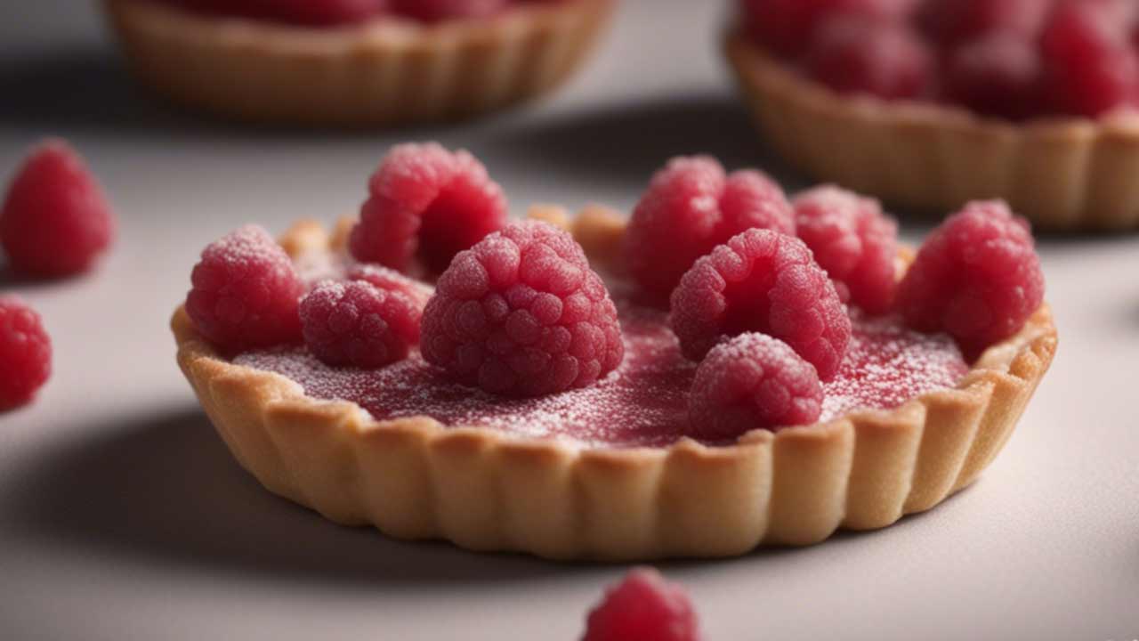 Tartelette à la framboise