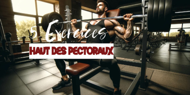 5 exercices pour muscler le haut des pectoraux